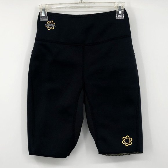 Zaggora Activewear Top and Shorts Womens S Used Black 2 Piece - Picture 5 of 16